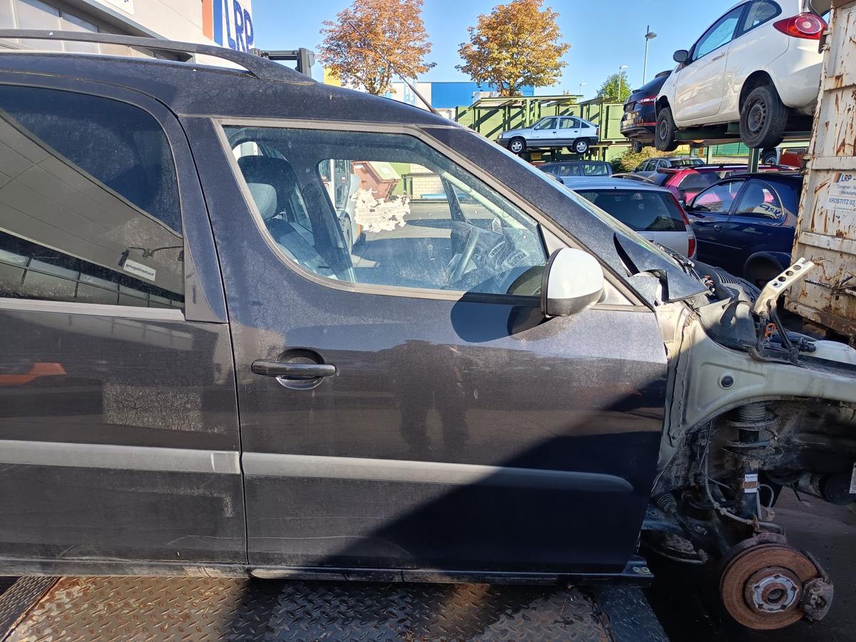 Skoda Roomster 5J original Tür vorn rechts Beifahrer F9R Black Magic Bj 2010