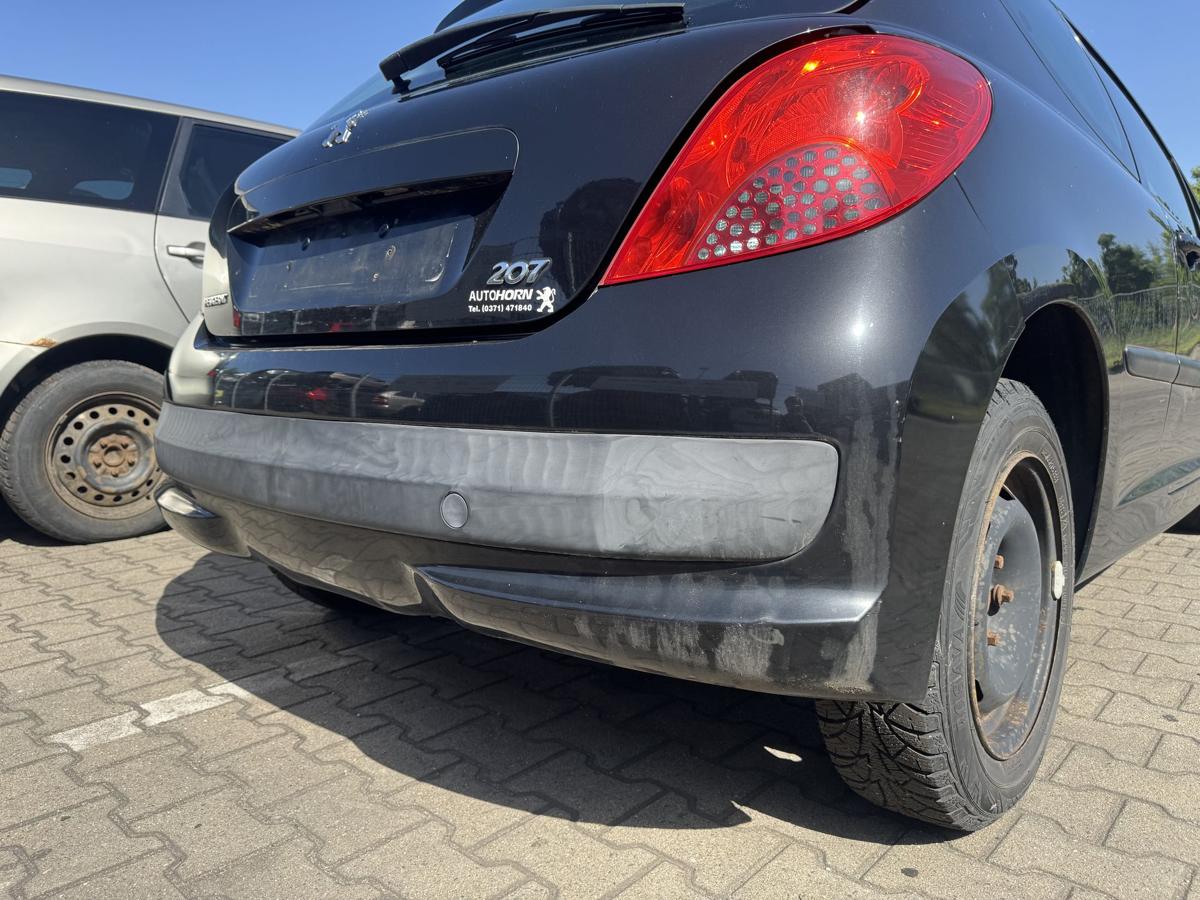 Peugeot 207 original Sto&szlig;stange Stossf&auml;nger hinten EXL-Obsidianschwarz Bj.2008