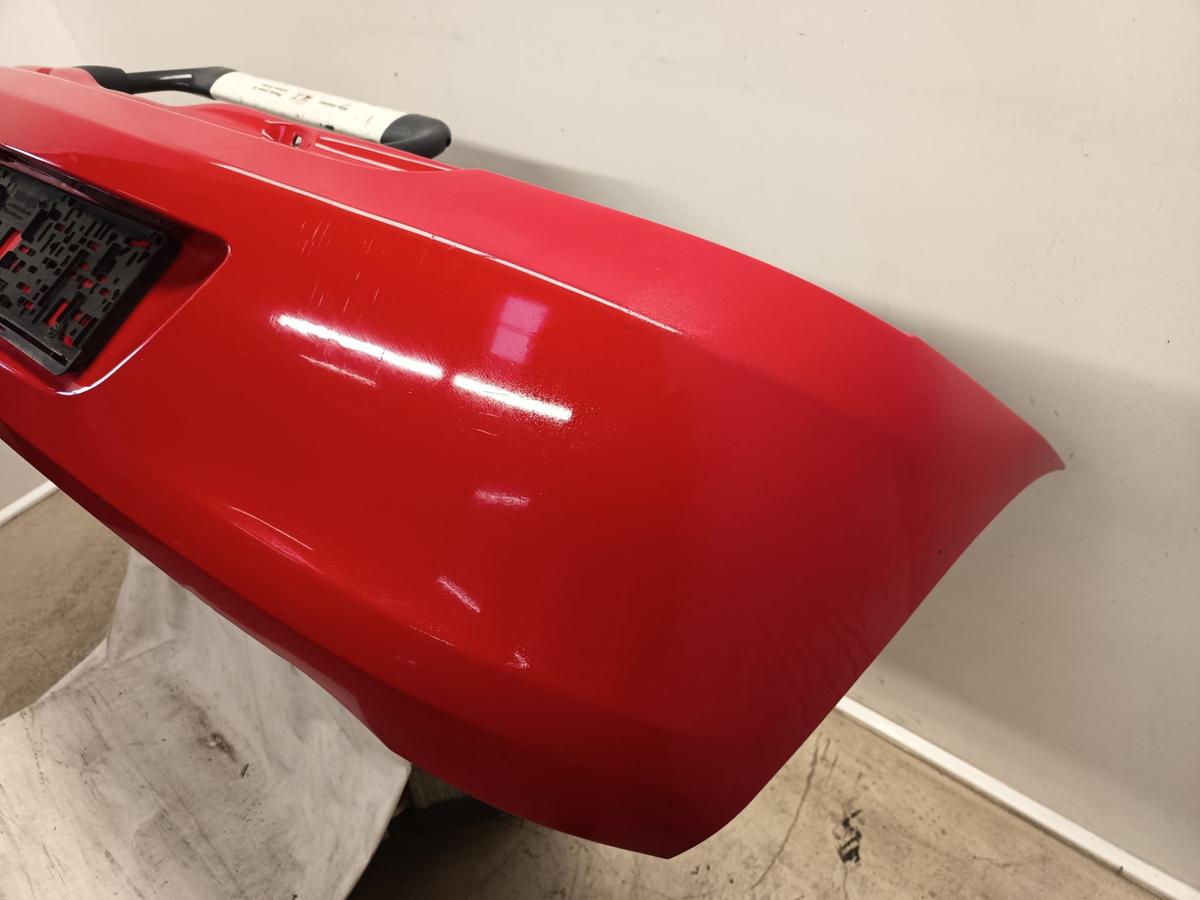 Renault Clio II Campus Bj 2009 original Stoßfänger hinten OV727 RED BRISK