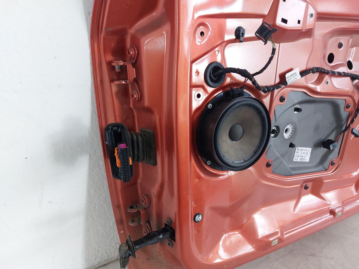 Skoda Fabia 5J T&uuml;r vorn rechts Beifahrert&uuml;r Rohbau LF3H Tangerine Orange 06-14