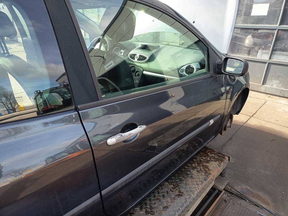 Renault Clio III original T&uuml;r vorn rechts Beifahrer B66 Graphit Bj 2006