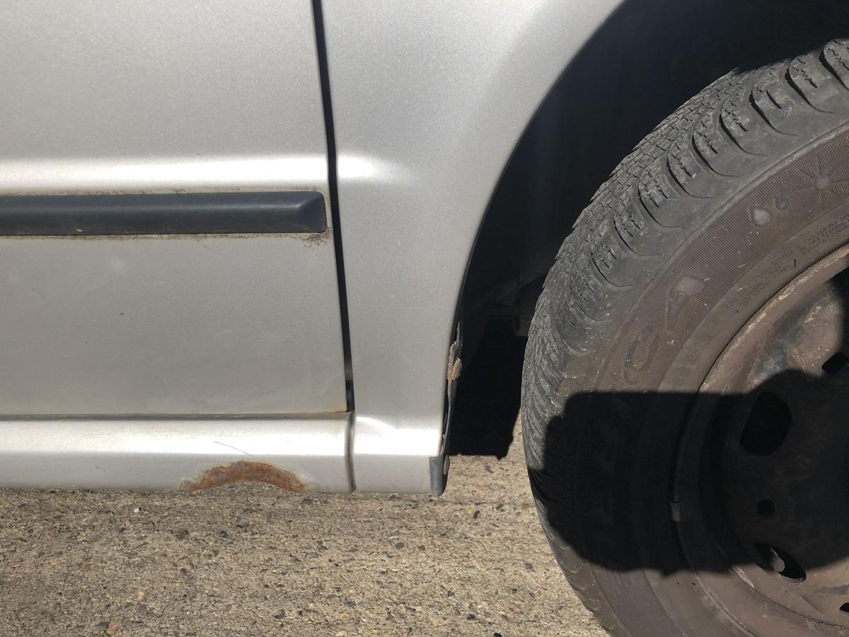 Skoda Fabia 6Y Kotflgel vorn rechts Fender Beifahrerseite LF7T Diamantsilber