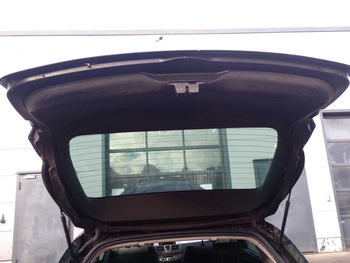 Renault Laguna 3 Grandtour orig Heckklappe m Scheibe 676 Perlm.schwarz met Bj 10