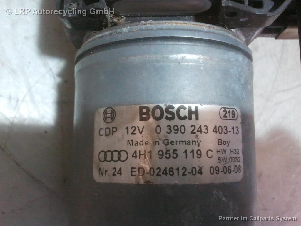 Audi A8 4H Bj.2010 original Wischermotor vorn 4H0955119C