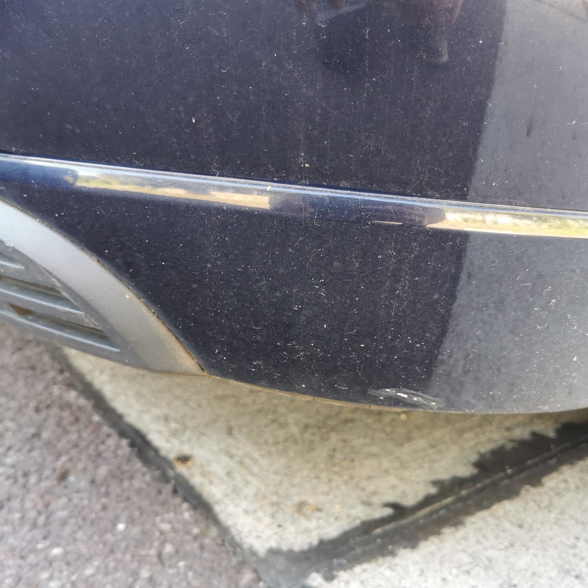 Opel Vectra C Stoßstange Stoßfänger Bumper hinten 5 Türer Fliessheck Z21A Saturnblau