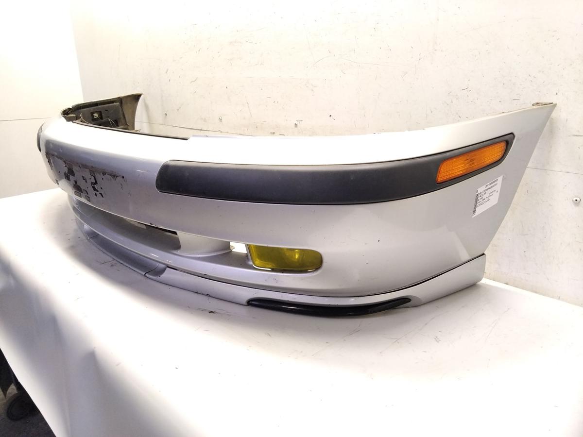 Volvo V40 S40 Facelift original Sto&szlig;f&auml;nger Sto&szlig;stange vorn silber Bj.2002