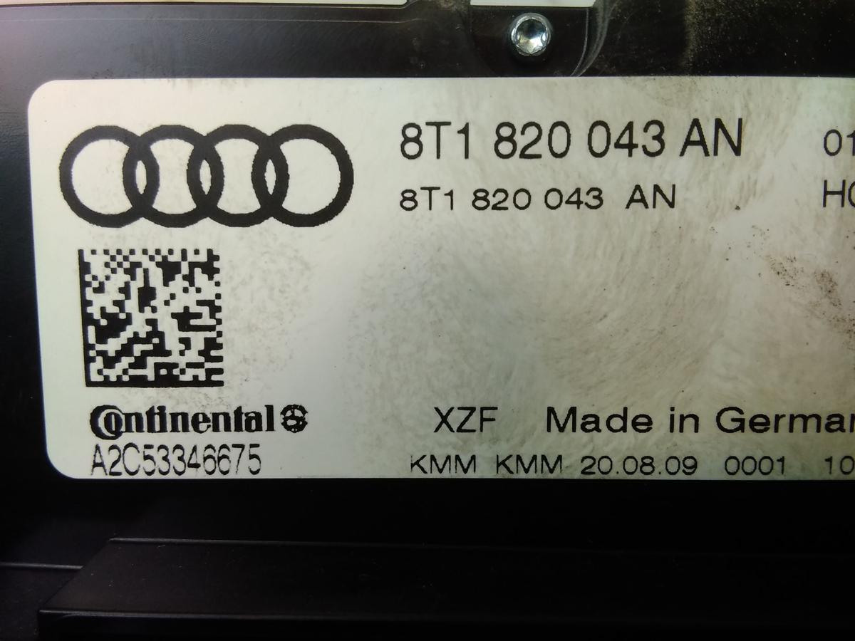 Audi A4 8K B8 original Klimabedienteil Klimaautomatik BJ2009 8T1820043AN