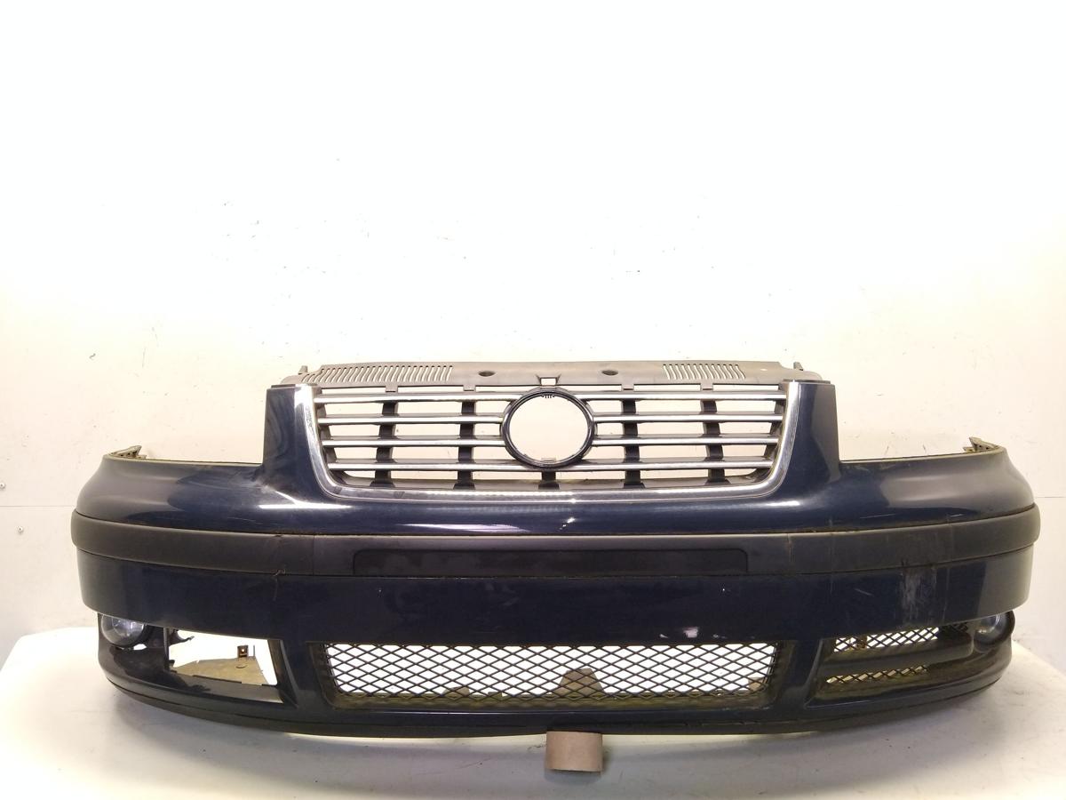 VW Sharan 7M original Sto&szlig;f&auml;nger Sto&szlig;stange vorn perlblau LA5G 2.Facelift BJ2008