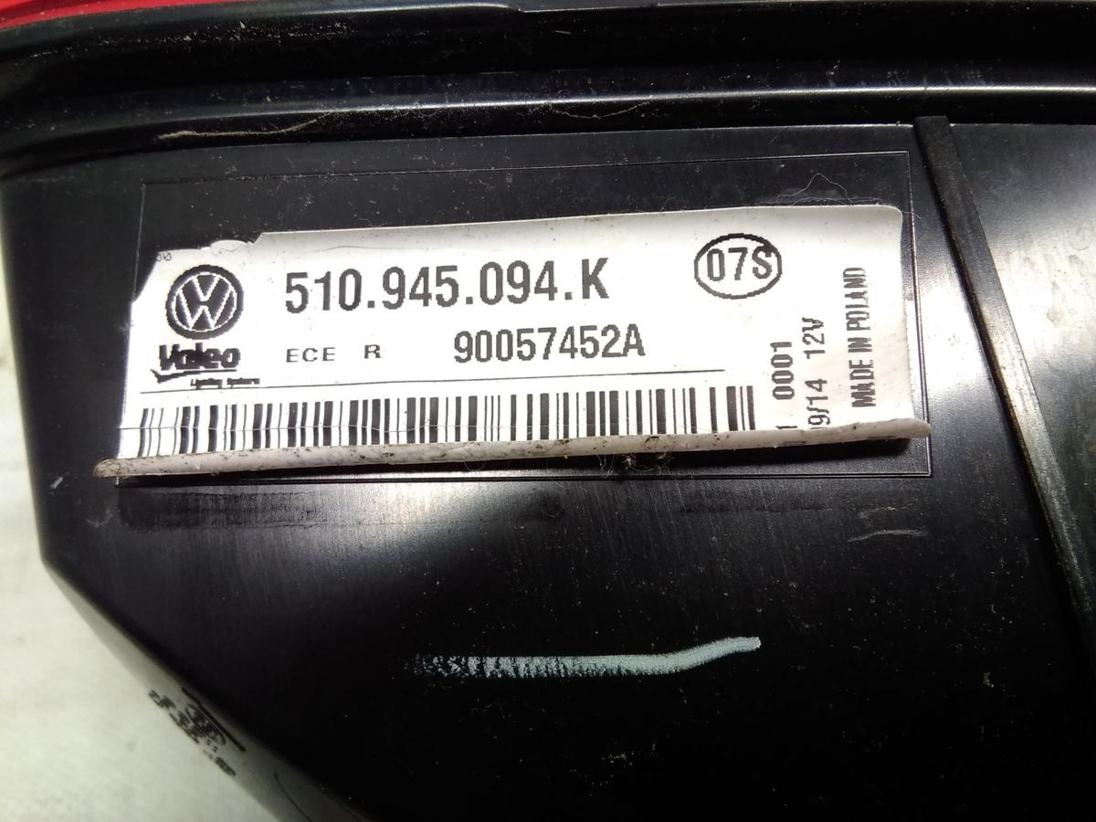 VW Golf Sportsvan original Rückleuchte Heckleuchte innen rechts Bj.2014