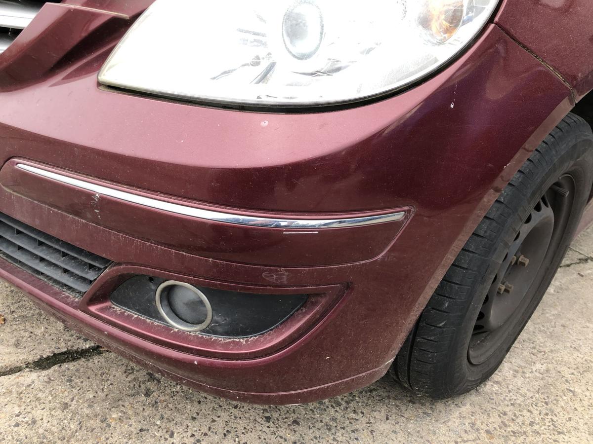 Mercedes B Klasse W245 Sto&szlig;f&auml;nger vorn Frontsch&uuml;rze mit Nebel 597 Saturnrotmet