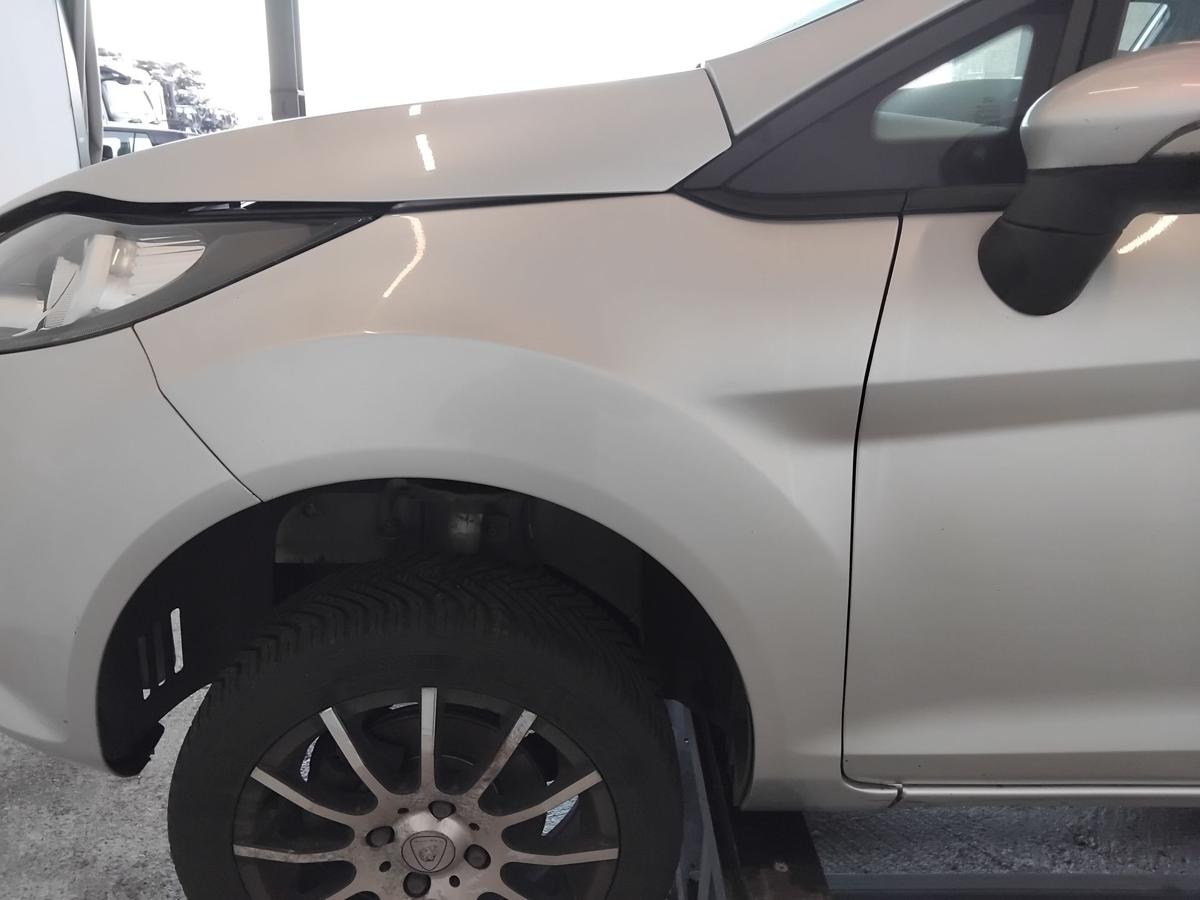 Ford Fiesta JA8 original Kotfl&uuml;gel vorn links Polarsilbermetallic BJ2009