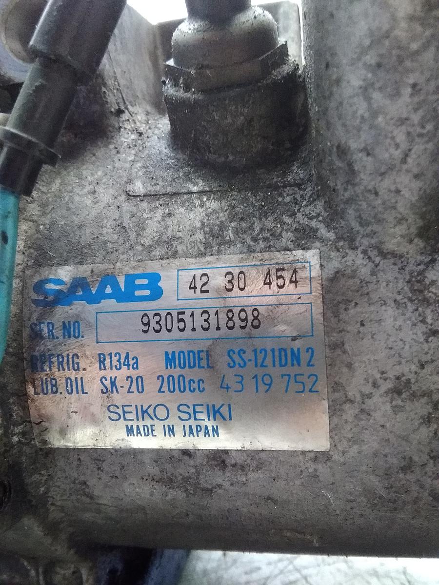 Saab 900 YS3D Bj. 1993 Klimakompressor 2.5 V6 125kw *B202XL* 9305131898 SEIKO SEKI
