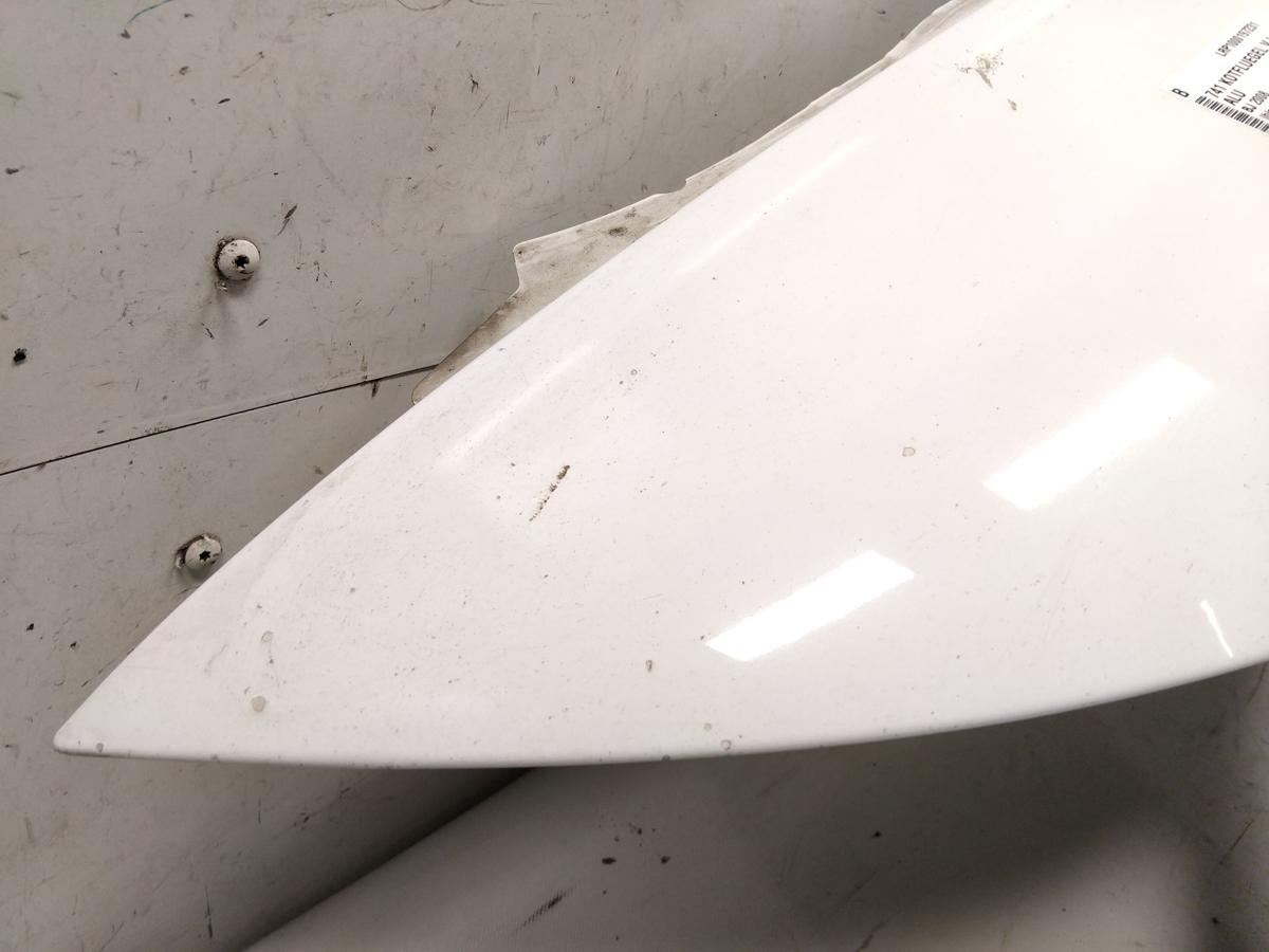 Audi A6 4F original Kotfl&uuml;gel vorn links Alu ibisweiss LY9C Bj.2008