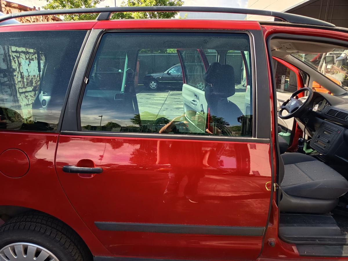 VW Sharan 7M original T&uuml;r hinten rechts Fond K3A Paprikarot Bj 2005