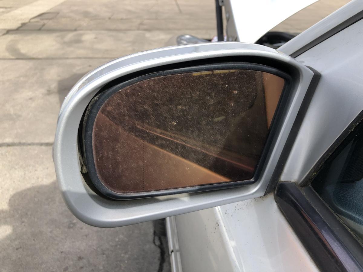 Mercedes E Klasse W211 Au&szlig;enspiegel links Seitenspiegel elekt 744 Brillantsilber
