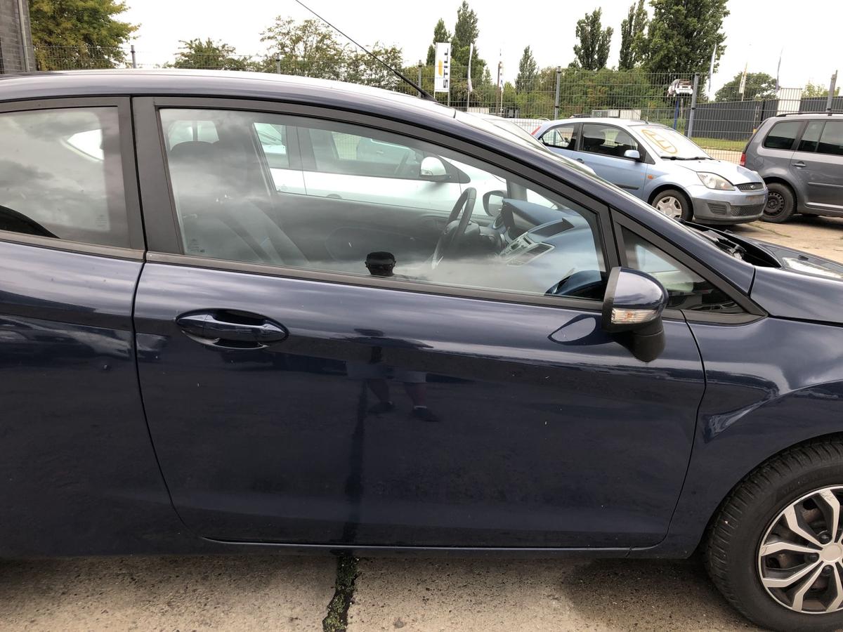 Ford Fiesta JA8 Tür vorn rechts Beifahrertür Rohbau Blazer Blau nur 3 türer