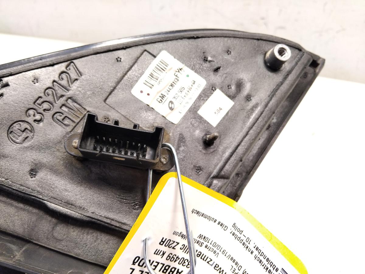 Opel Vectra C orig Au&szlig;enspiegel links elektrisch anklappbar Glas EC 10pol BJ2006