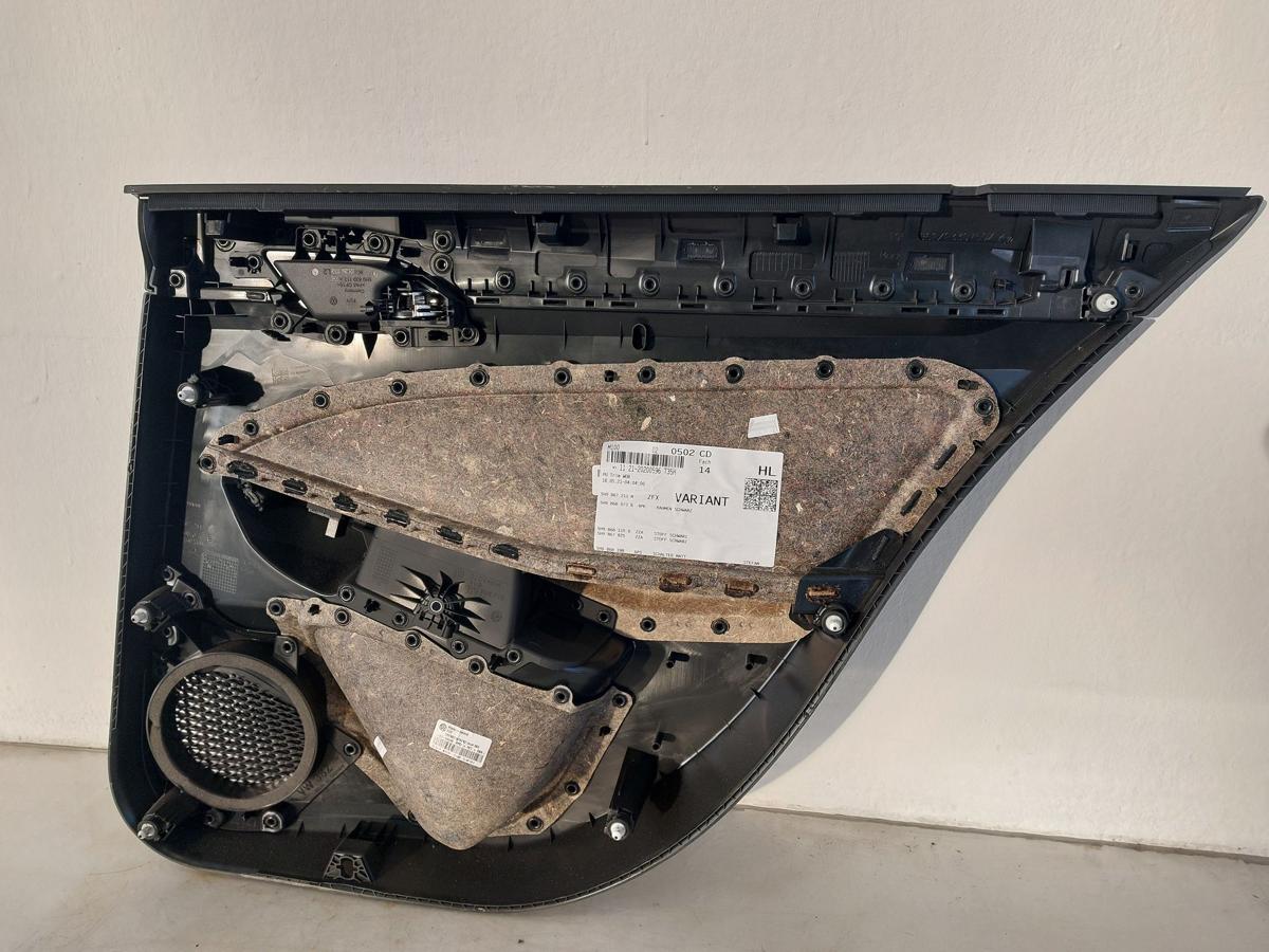 VW Golf 8 VIII CD T&uuml;rverkleidung hinten links Variant T&uuml;rpappe Fondt&uuml;r