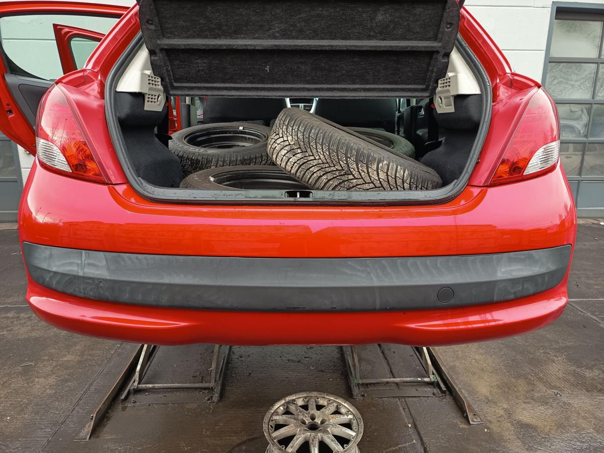 Peugeot 207 original Sto&szlig;stange F&auml;nger hinten Heck KKN Nevadarot Bj 2010