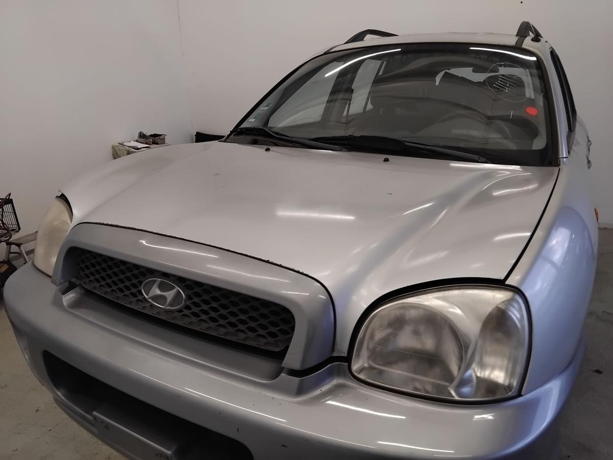 Hyundai Santa Fe SM Motorhaube Deckel vorn mit Grill BJ2003 LS smart silvermetallic