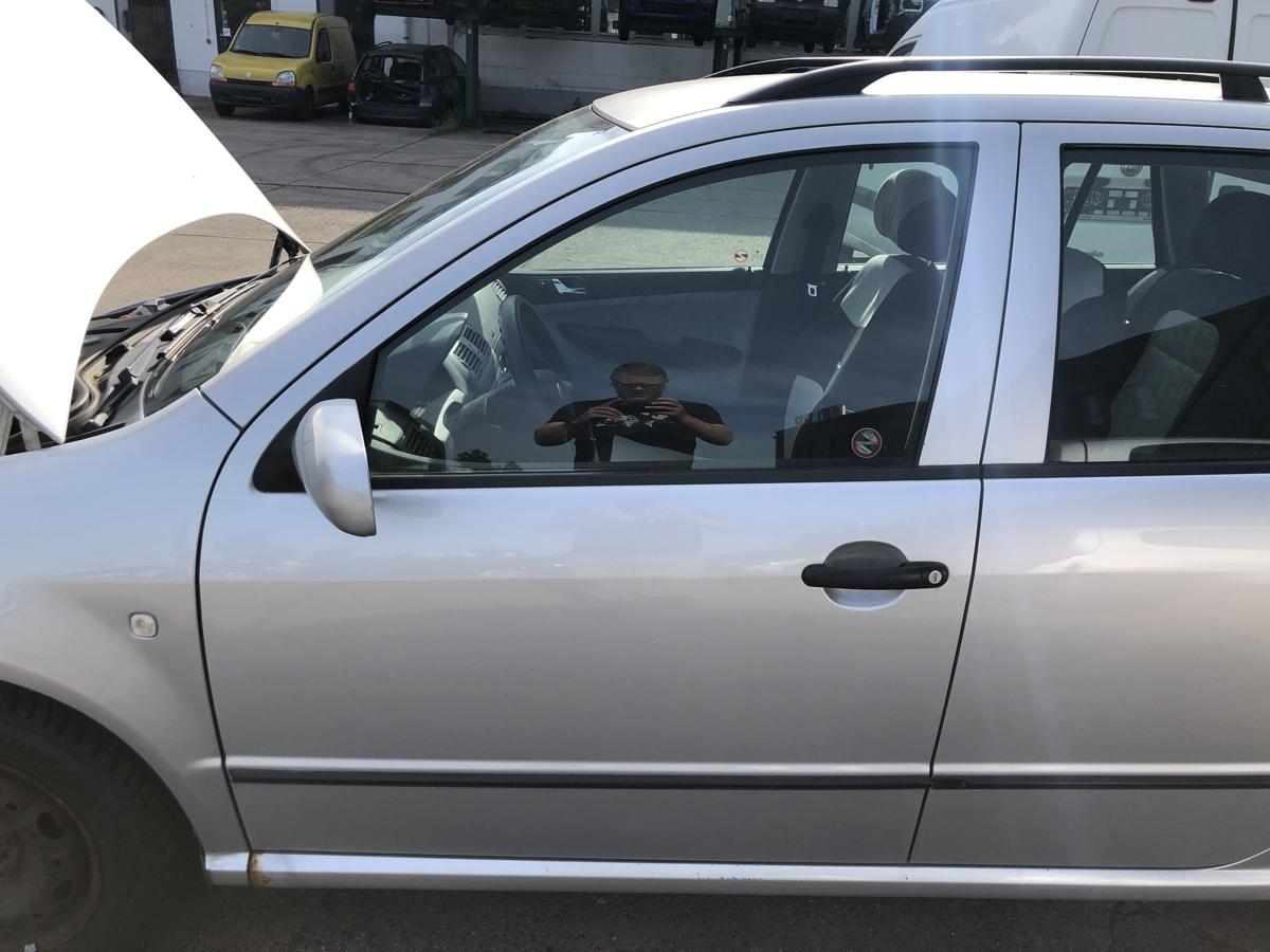 Skoda Fabia 6Y T&uuml;r vorn links Fahrert&uuml;r im Rohbau LF7T Diamant Silber Metallic