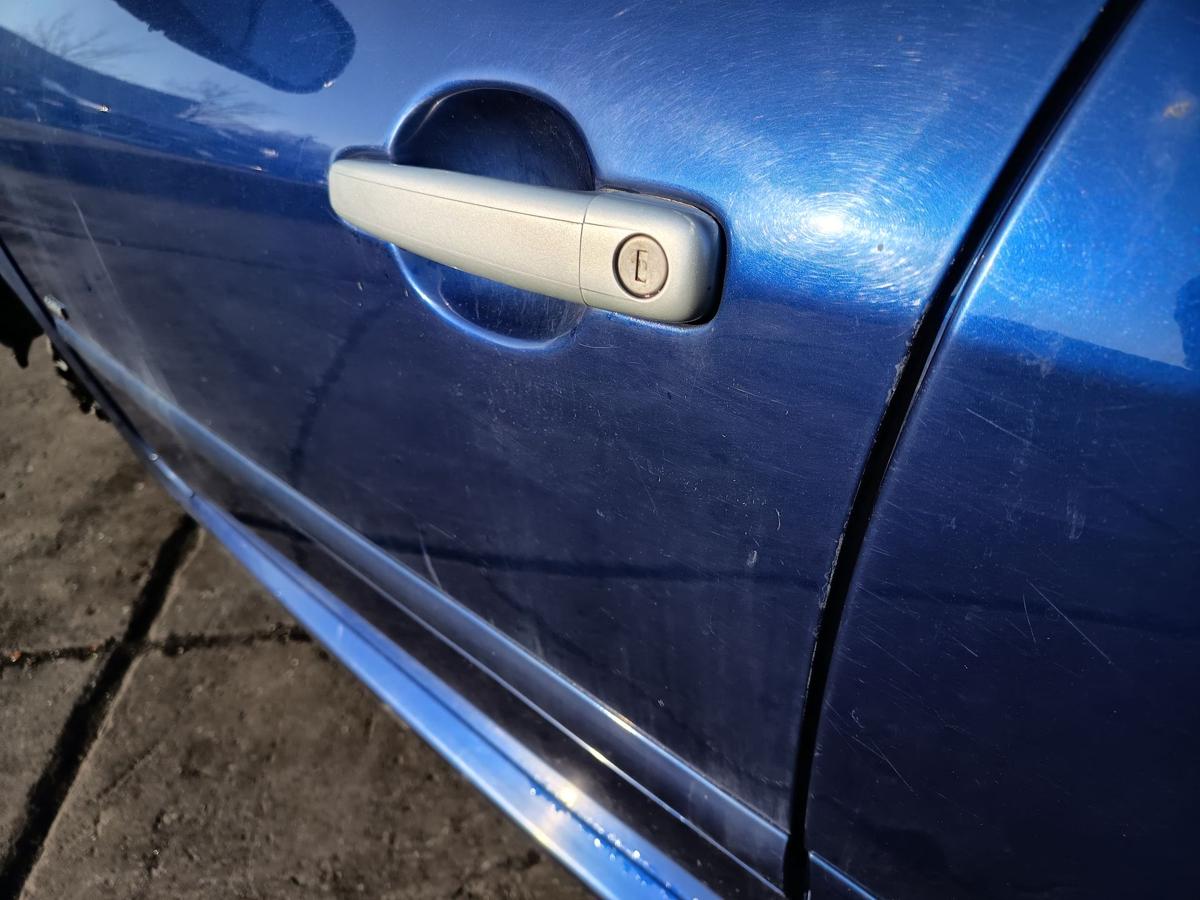 Peugeot 307 original T&uuml;r vorn links Fahrer EGE Chinablau Bj 2004