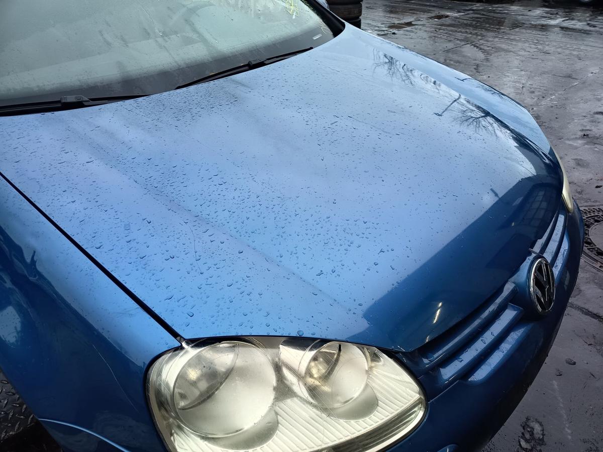 VW Golf V original Motorhaube Klappe/Deckel vorn/Front A5K Olympiablau Bj 2007