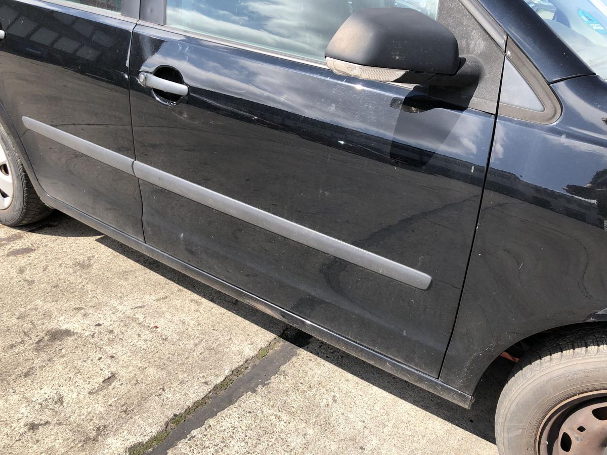 VW Polo 9N3 T&uuml;r vorn rechts Beifahrert&uuml;r im Rohbau L041 Brillantschwarz 5 t&uuml;rer