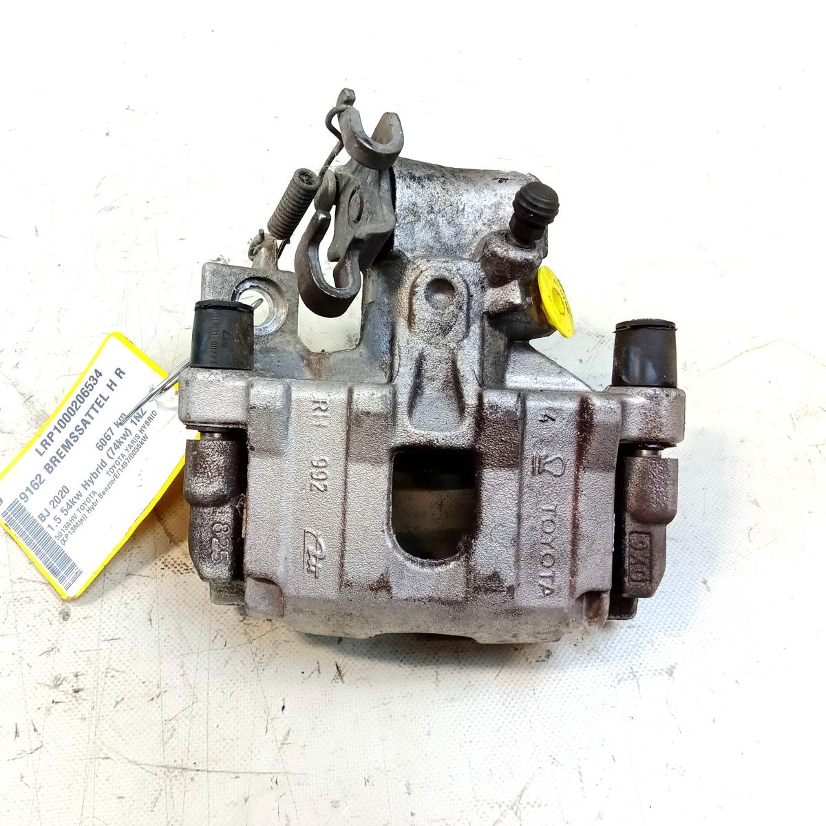 Toyota Yaris 3 Hybrid XP13 original Bremssattel hinten rechts mit Tr&auml;ger Bj.2020