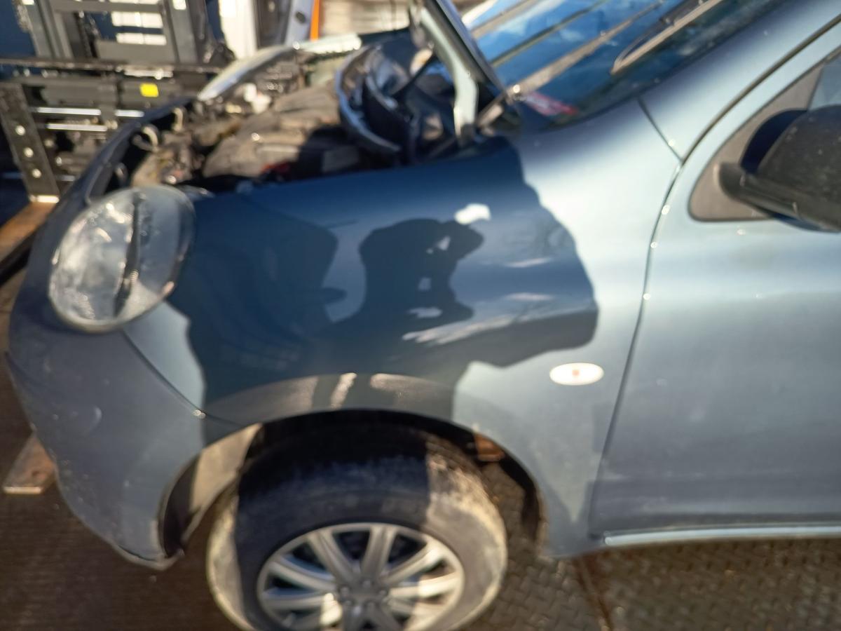 Nissan Micra K13 orig Kotfl&uuml;gel links FAA Green bis Bj 2013