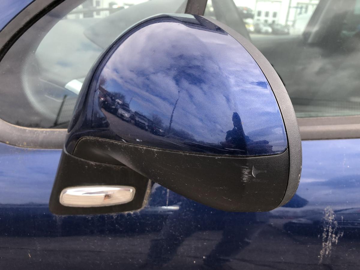 Peugeot 207SW Au&szlig;enspiegel links Seitenspiegel R&uuml;ckspiegel elektrisch KPL blau