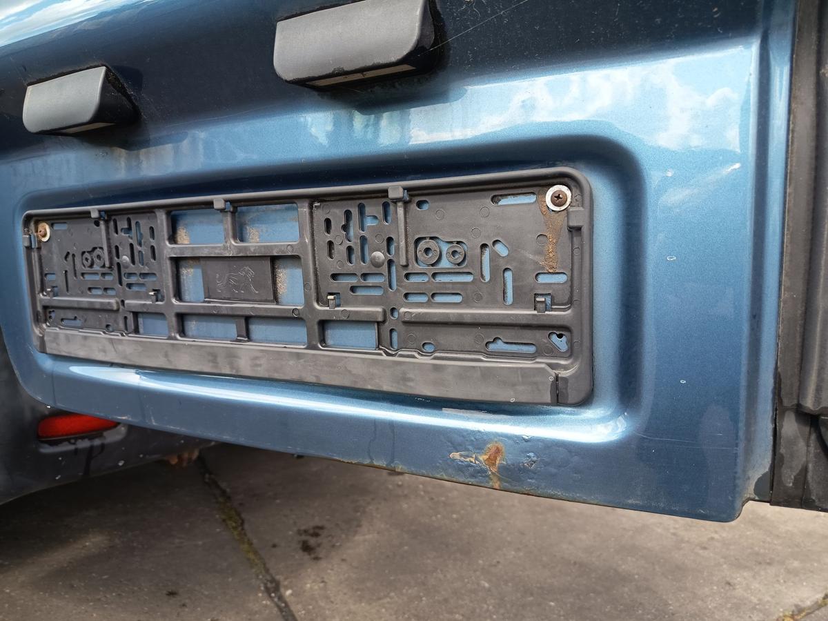 Citroen Jumpy II VF7 vor Facelift Bj 2012 orig Hecktür links KGQ - BLAU KYANOS