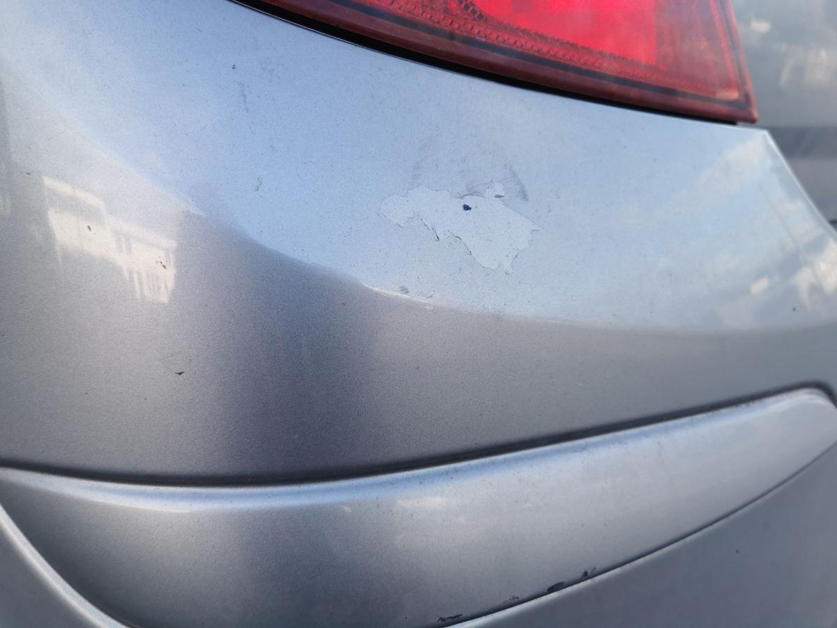 Opel Corsa D Stossstange Stossfänger Bumper hinten 5 Türer Z163 Lichtsilber met