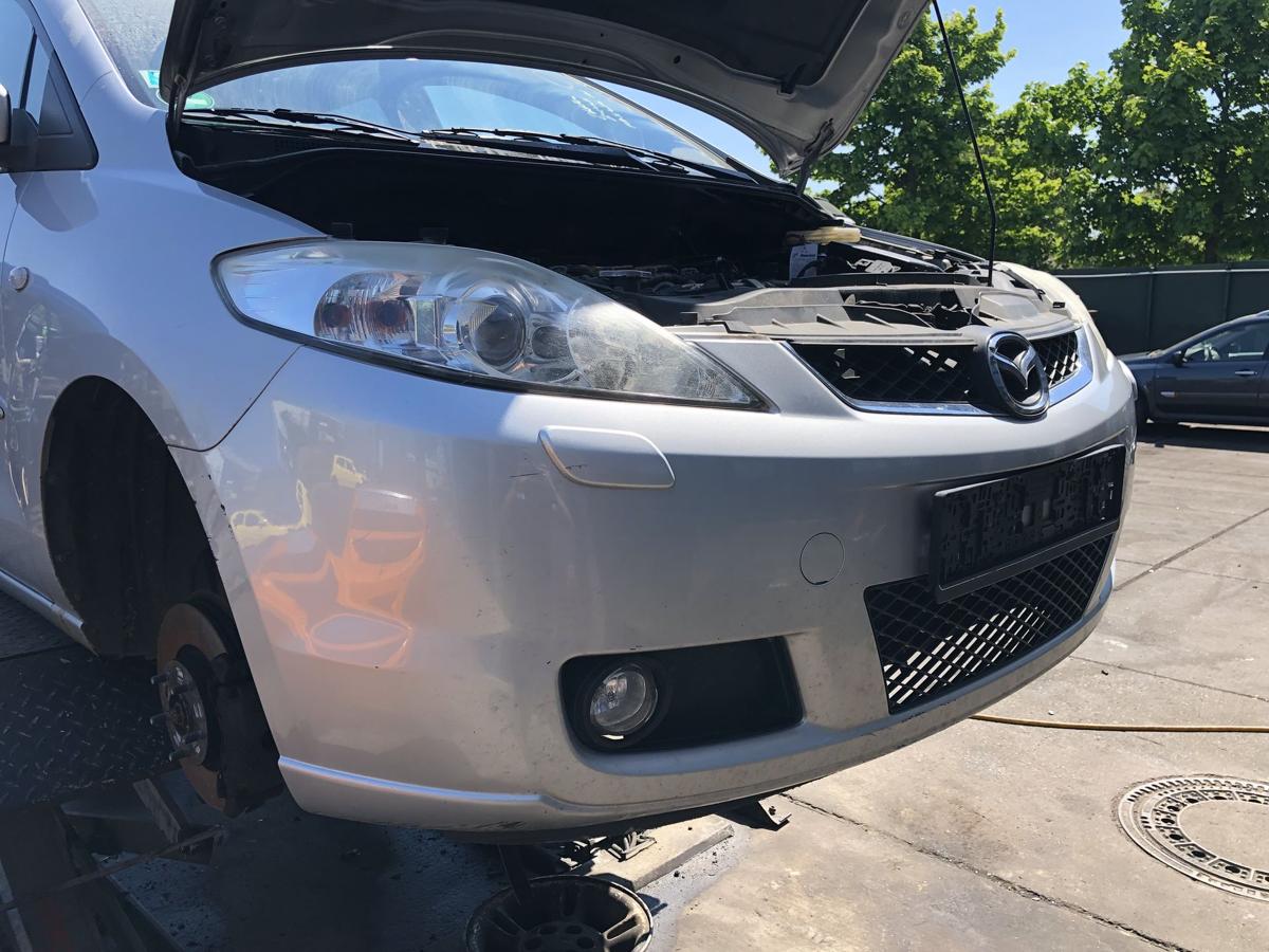 Mazda 5 original Stoßstange Fänger vorn/Front 22V Satinsilber Bj 2006