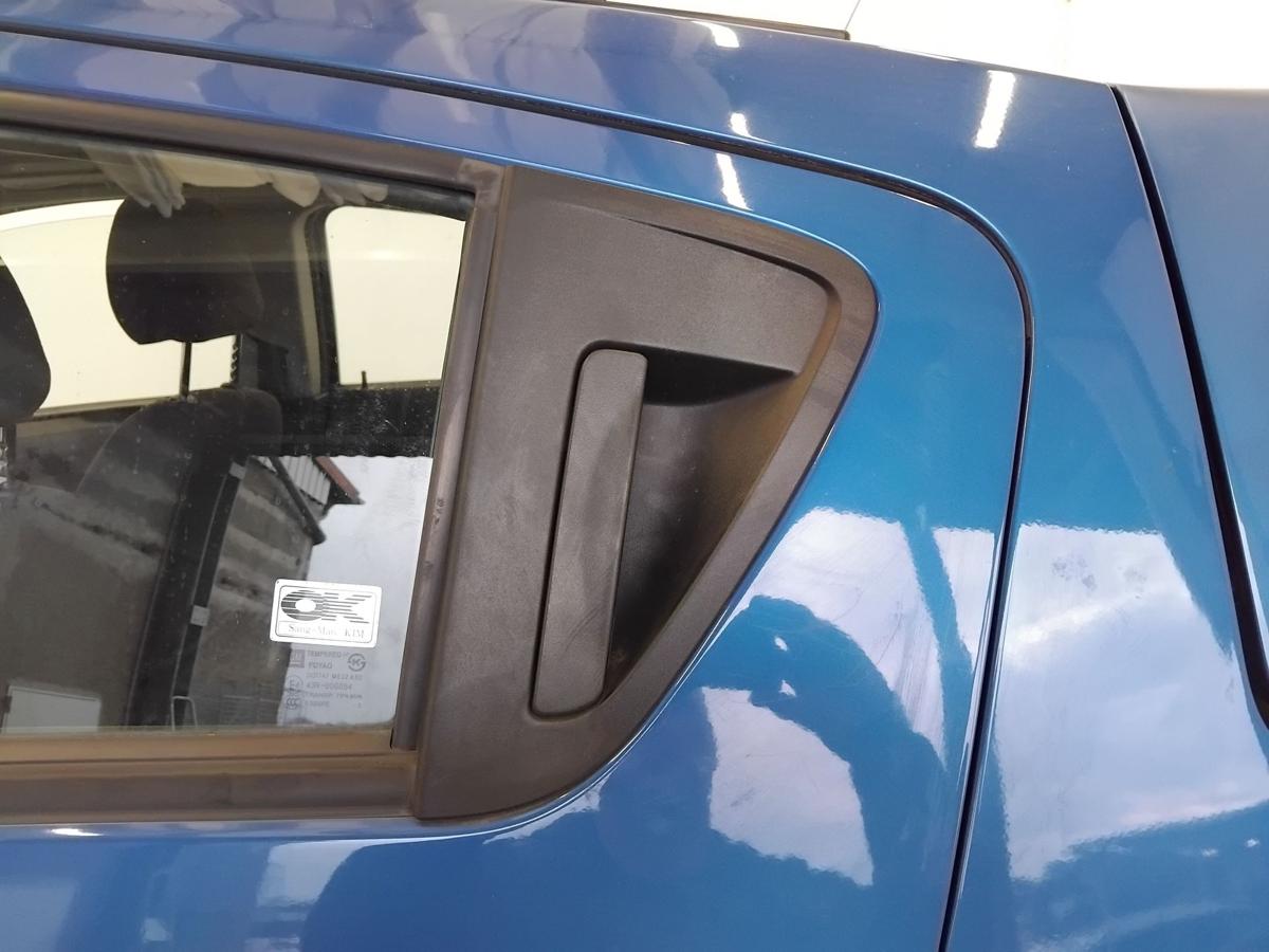 Chevrolet Spark M300 Tür hinten links blau BJ2012