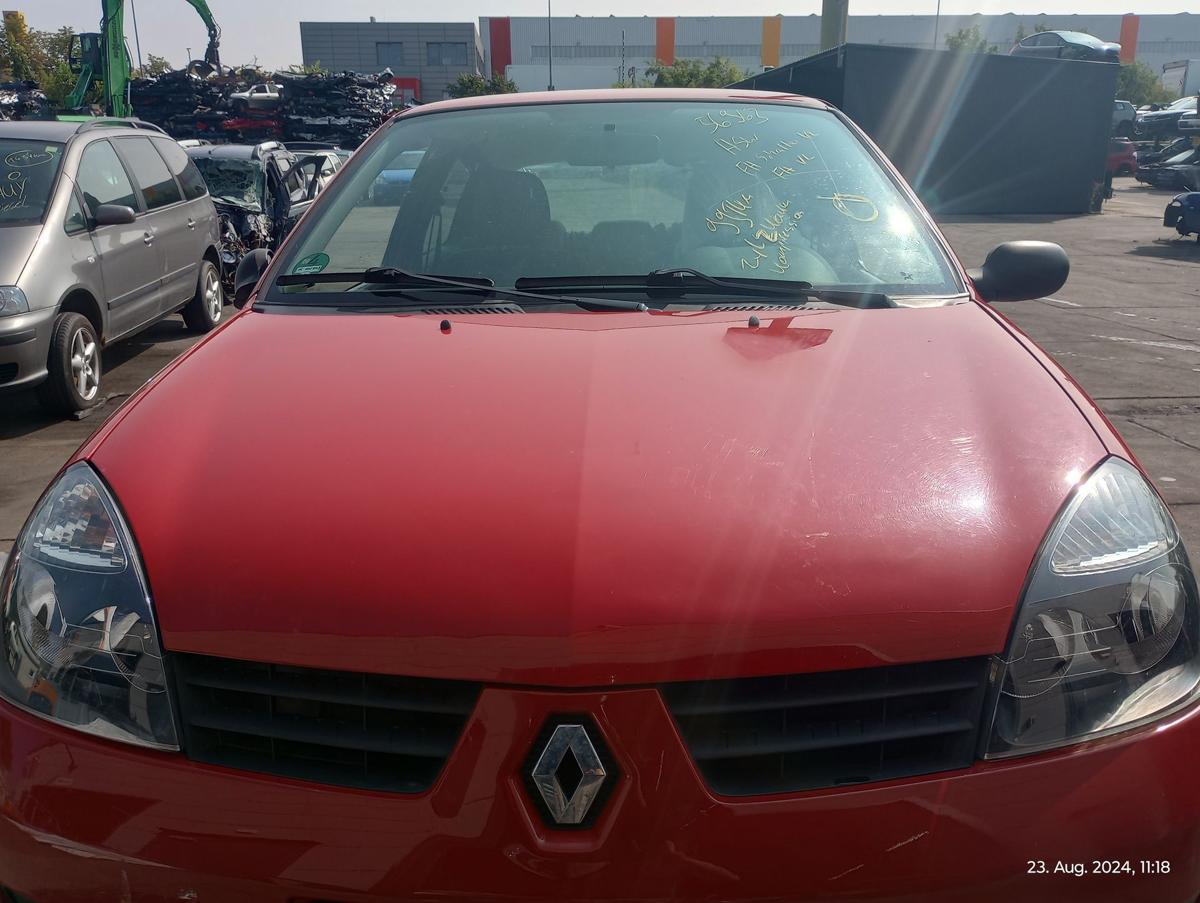 Renault Clio II Campus orig Motorhaube Klappe 727 Rot Facelift ab 2001