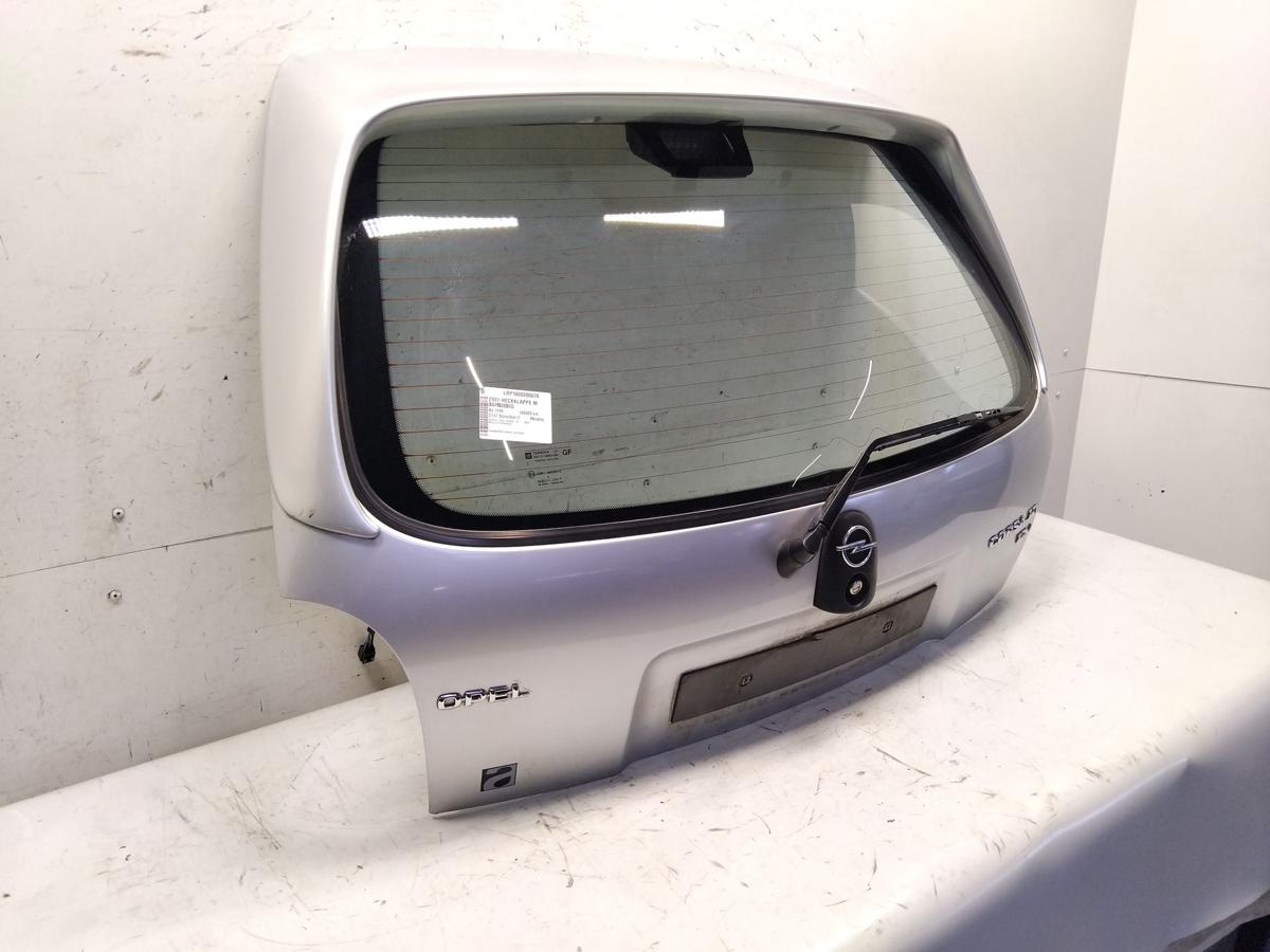 Opel Corsa B original Heckklappe Z147 Starsilber mit Heckscheibe 3t&uuml;rig BJ1998