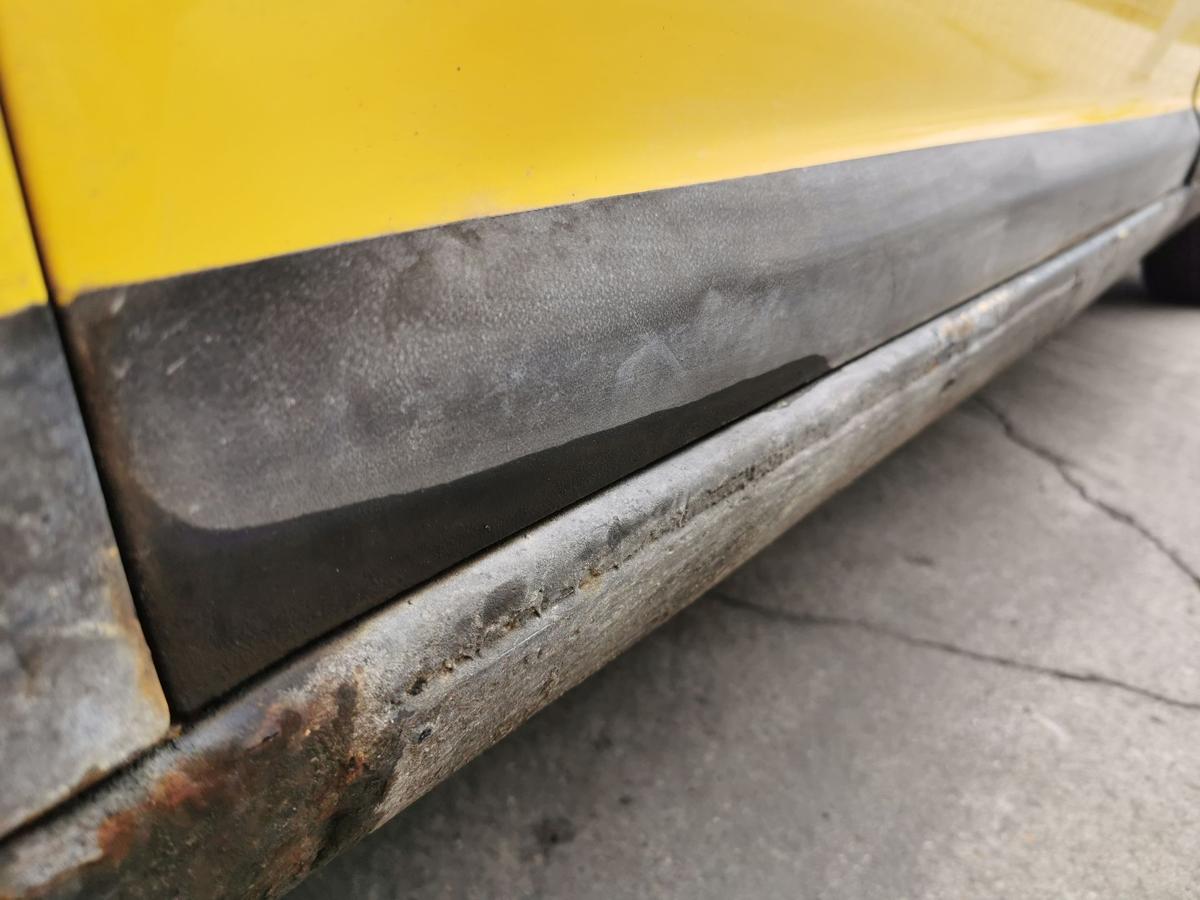 VW Caddy 2K Fahrertür Tür Autotür Rohbautür vorn links ginstergelb R132 TEXT