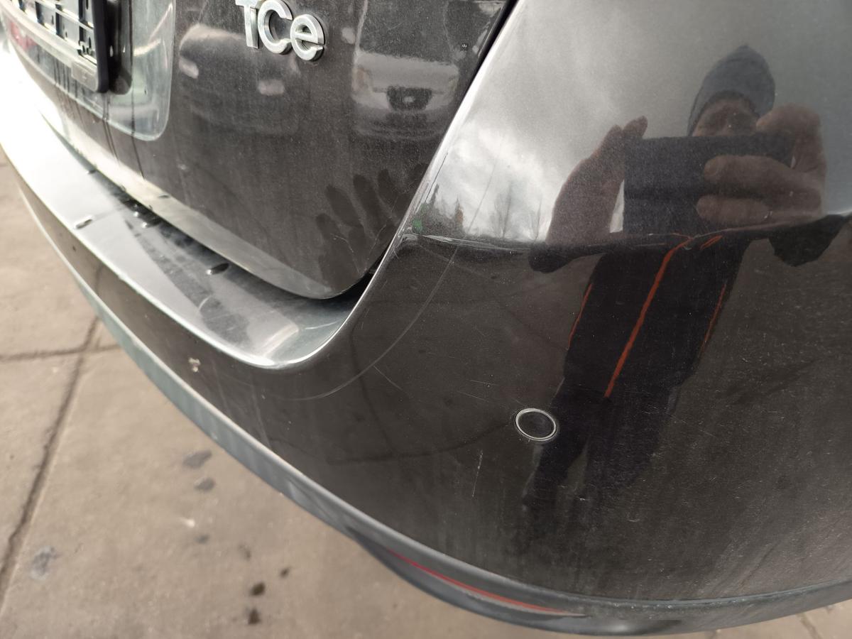 Renault Grand Scenic 3 orig Sto&szlig;stange F&auml;nger hinten Heck 676 Perlschwarz Bj2009