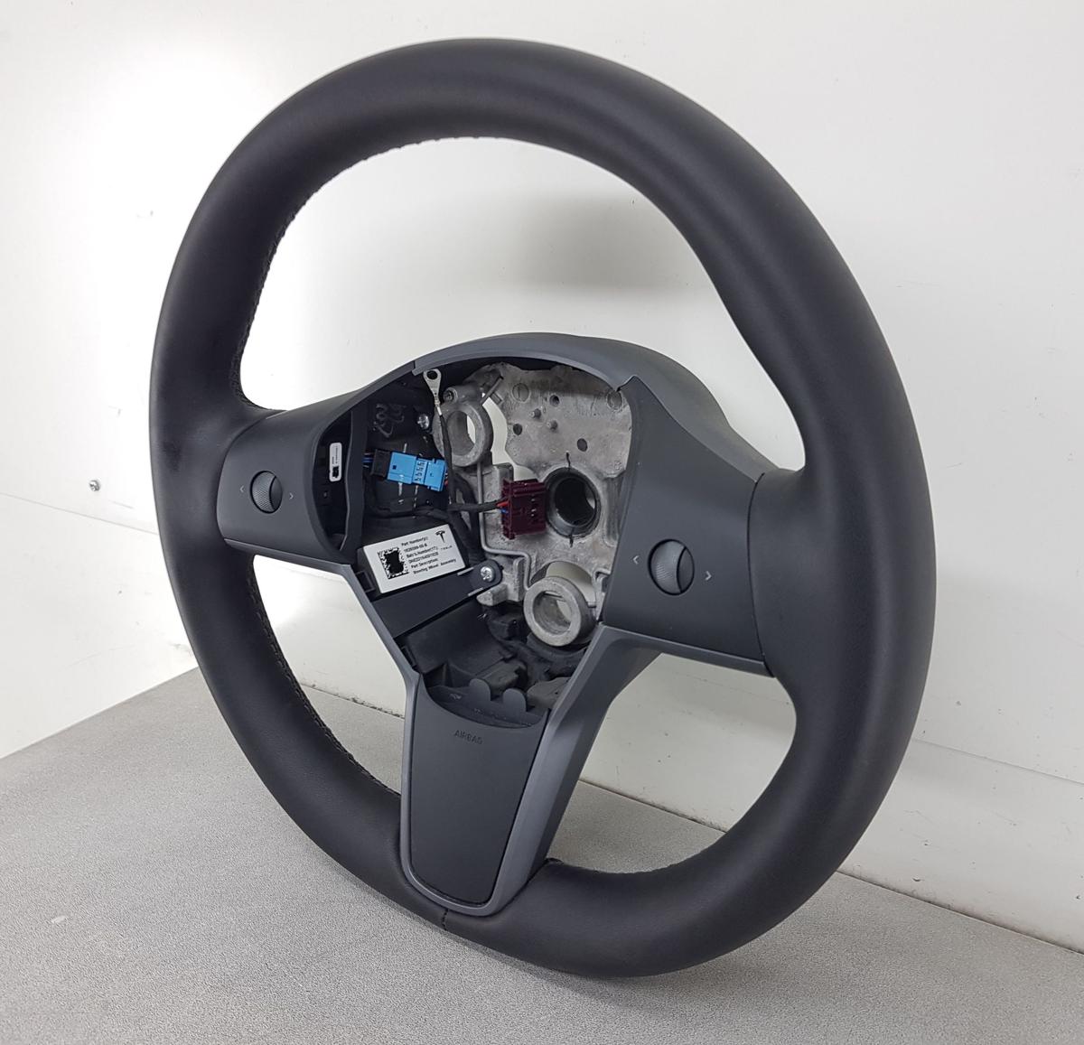 Tesla Model Y Lederlenkrad Lenkrad Bj2022 1626599-00-B