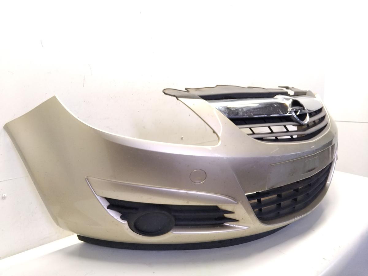 Opel Corsa D original Stoßstange Stoßfänger vorn champagnersilber Z40M Bj.2006