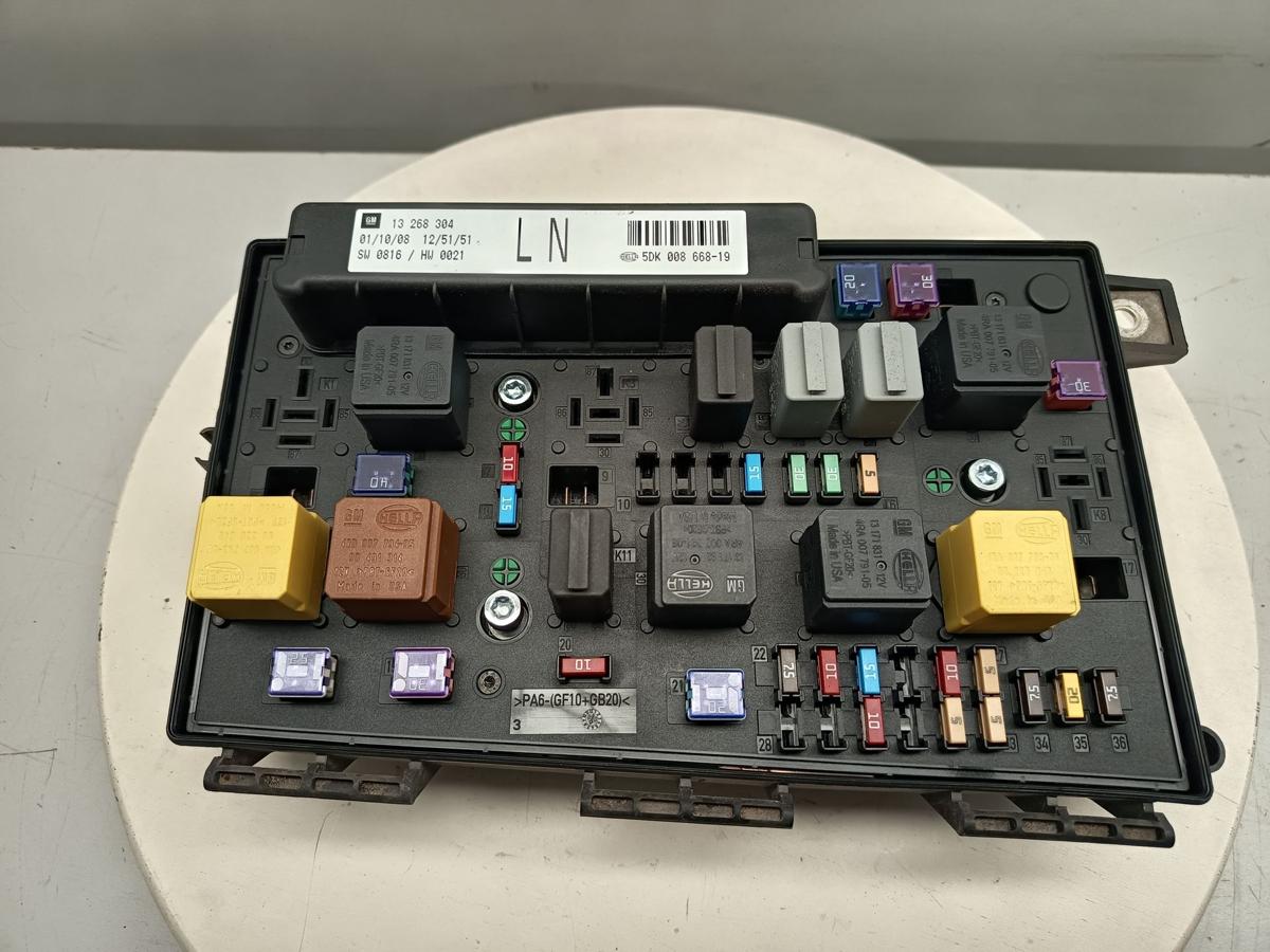 Opel Astra H original Steuerger&auml;t Sicherungskasten ECU 13268304 Bj 2008