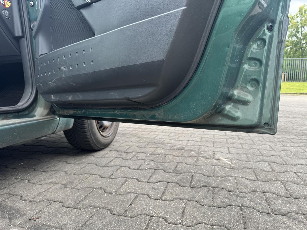 Renault Megane 2 original T&uuml;r vorn rechts D96 Vert Giverny Metallic Rohbau Bj.2004