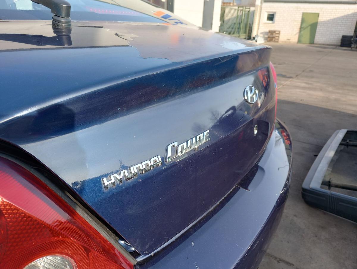Hyundai Coupé orig Heckklappe mit Scheibe UC Carbon Blue Mica Bj 2002