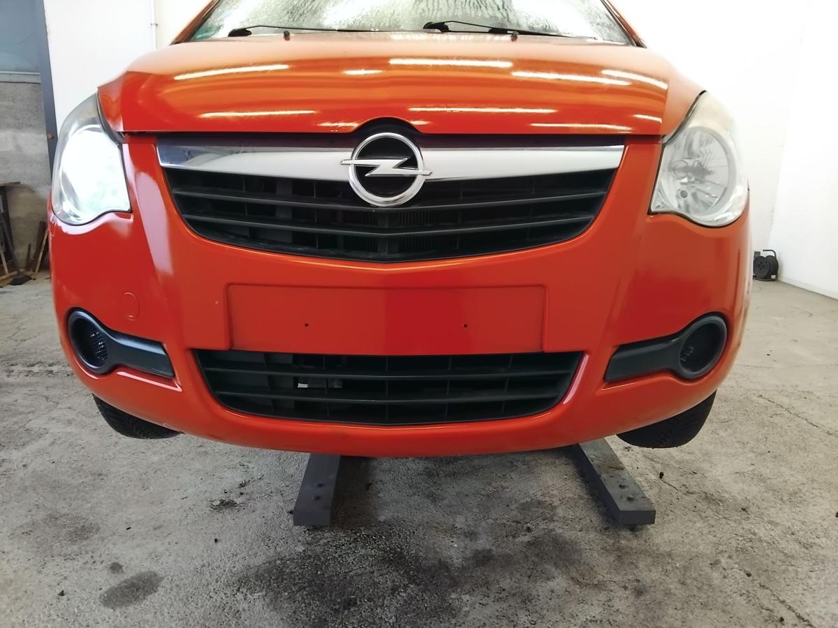 Opel Agila B original Sto&szlig;stange Stossf&auml;nger vorn 4VA glutrot BJ2009 Mangel