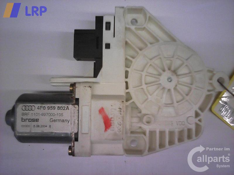 MOTOR FENSTERHEB H R; Fensterheber Motor HR; A6 (4F, 04/04-); LIMOUSINE/AVANT/ALLROAD; 4F0959802A; 4F0959802A