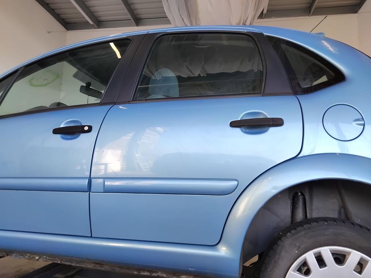 Citroen C3 T&uuml;r hinten links KMY Lucia Blau Metallic BJ2005