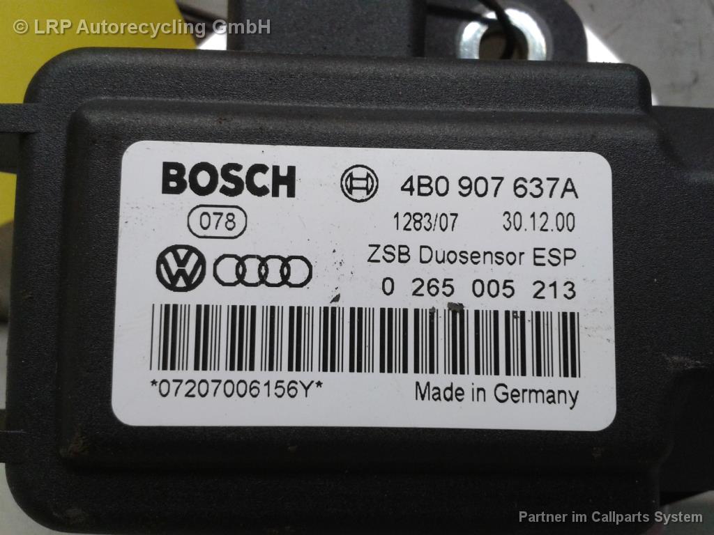 VW Passat 3BG BJ2001 Drehratensensor 4B0907637A Bosch