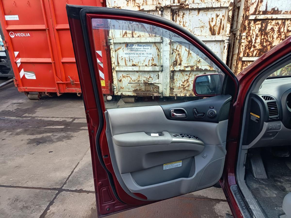 Kia Carnival III original T&uuml;r vorne links Fahrer R9 Rubinrot Bj 2006