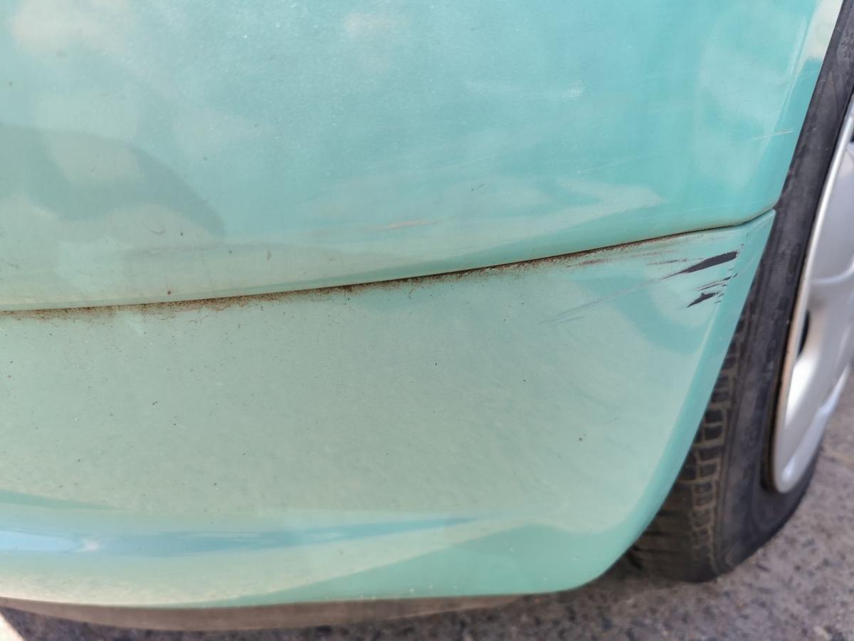 Toyota Yaris XP10 Stossstange Stossfänger Bumper vorn 764 Light Aqua Met bis 03